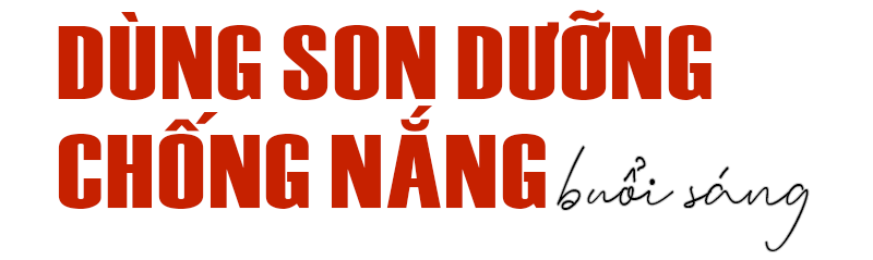 Dùng son dưỡng chống nắng buổi sáng - Mẹo để có đôi môi căng mọng như cherry. Khám phá bí quyết dưỡng môi với son dưỡng tốt nhất để bảo vệ và giữ ẩm cho môi hiệu quả.