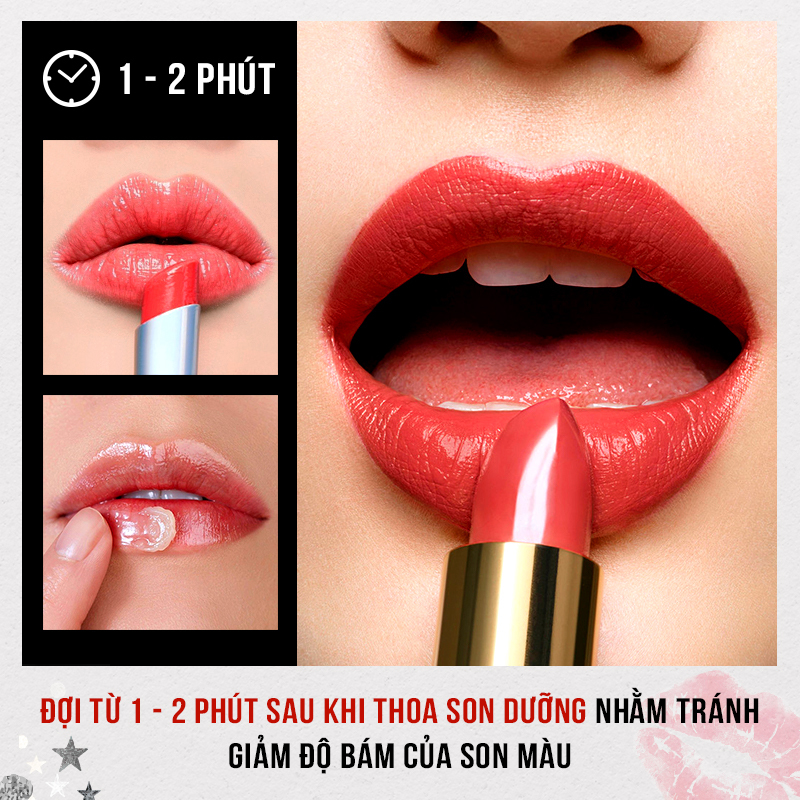 Muốn sở hữu đôi môi căng mọng như quả cherry, hãy tham khảo bí quyết dưỡng môi với son dưỡng được các idol Kpop ưa chuộng. Thực hiện đúng 4 mẹo giúp khóa ẩm và tăng cường độ bám của son màu.