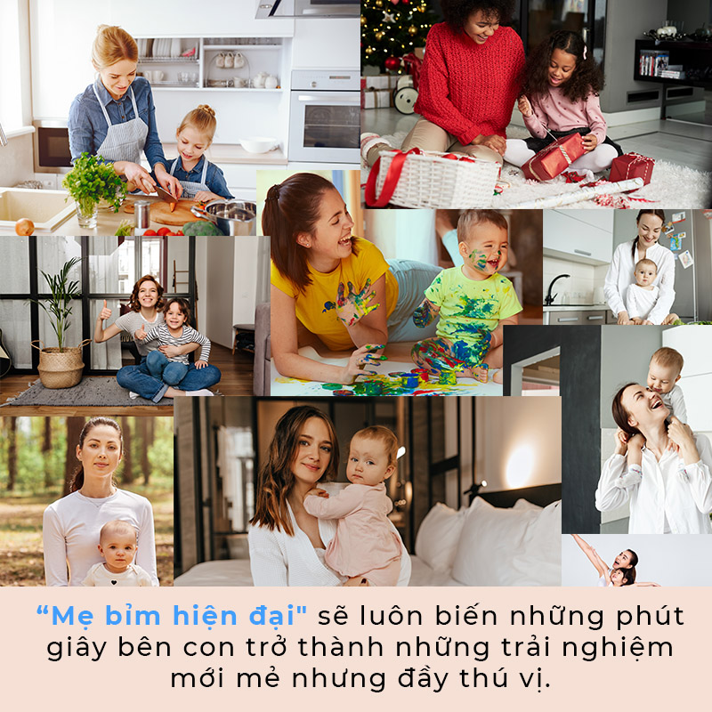 Bài viết về "5 điều đơn giản giúp mẹ bỉm hiện đại chăm con khoa học, hiệu quả mà nhàn tênh". Nội dung khám phá cách chăm sóc trẻ nhỏ và bí quyết để làm mẹ dễ dàng hơn, từ niềm vui đến trải nghiệm thú vị với mẹ và bé.