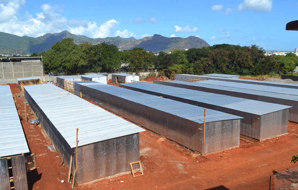 BaieduTombeau les logements temporaires sont presque prêts Le Mauricien