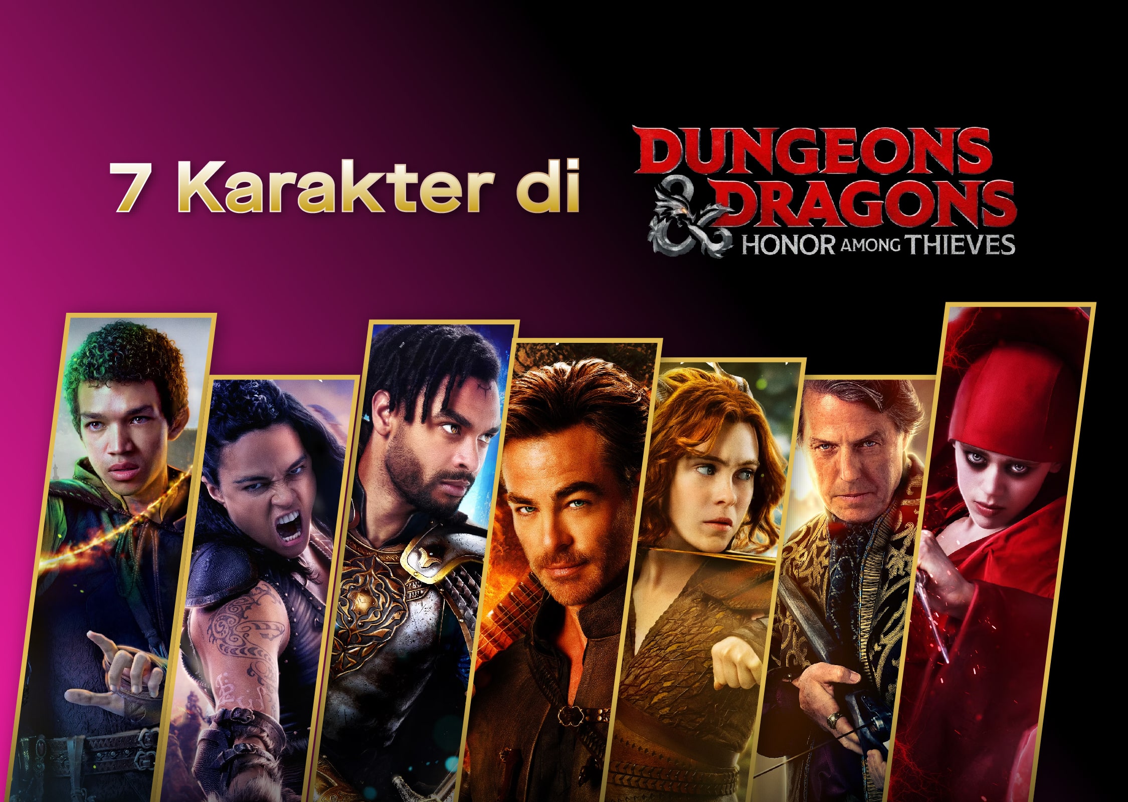7 Karakter di “Dungeons & Dragons Honor Among Thieves” GoTix Blog