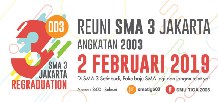 Jual Tiket Regraduation Sma 3 Loket Com