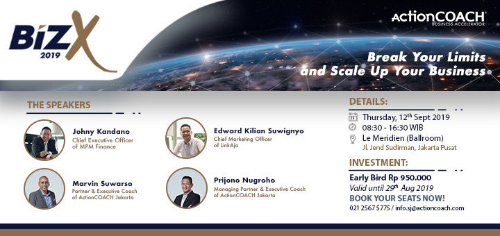 Jual Tiket Business Excellence Q3 2019 - Break Your Limits and Scale Up