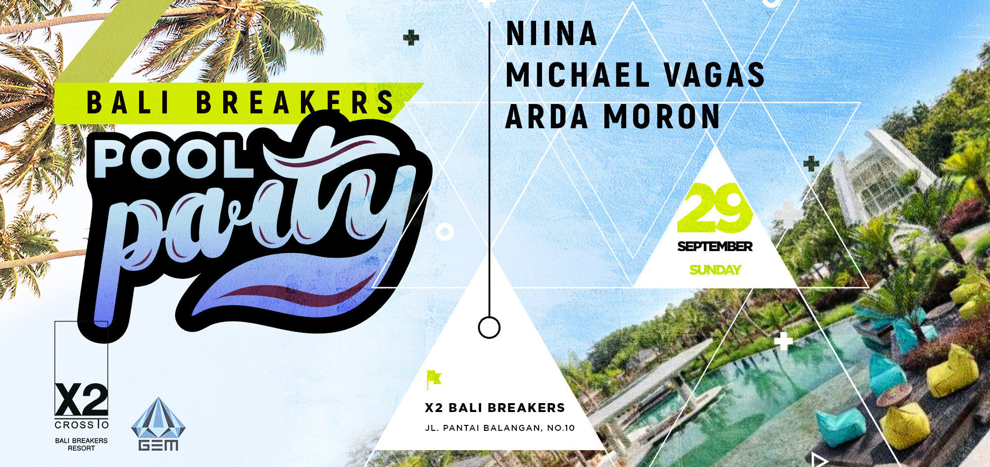Jual Tiket Bali Breakers ( Pool Party ) Balangan