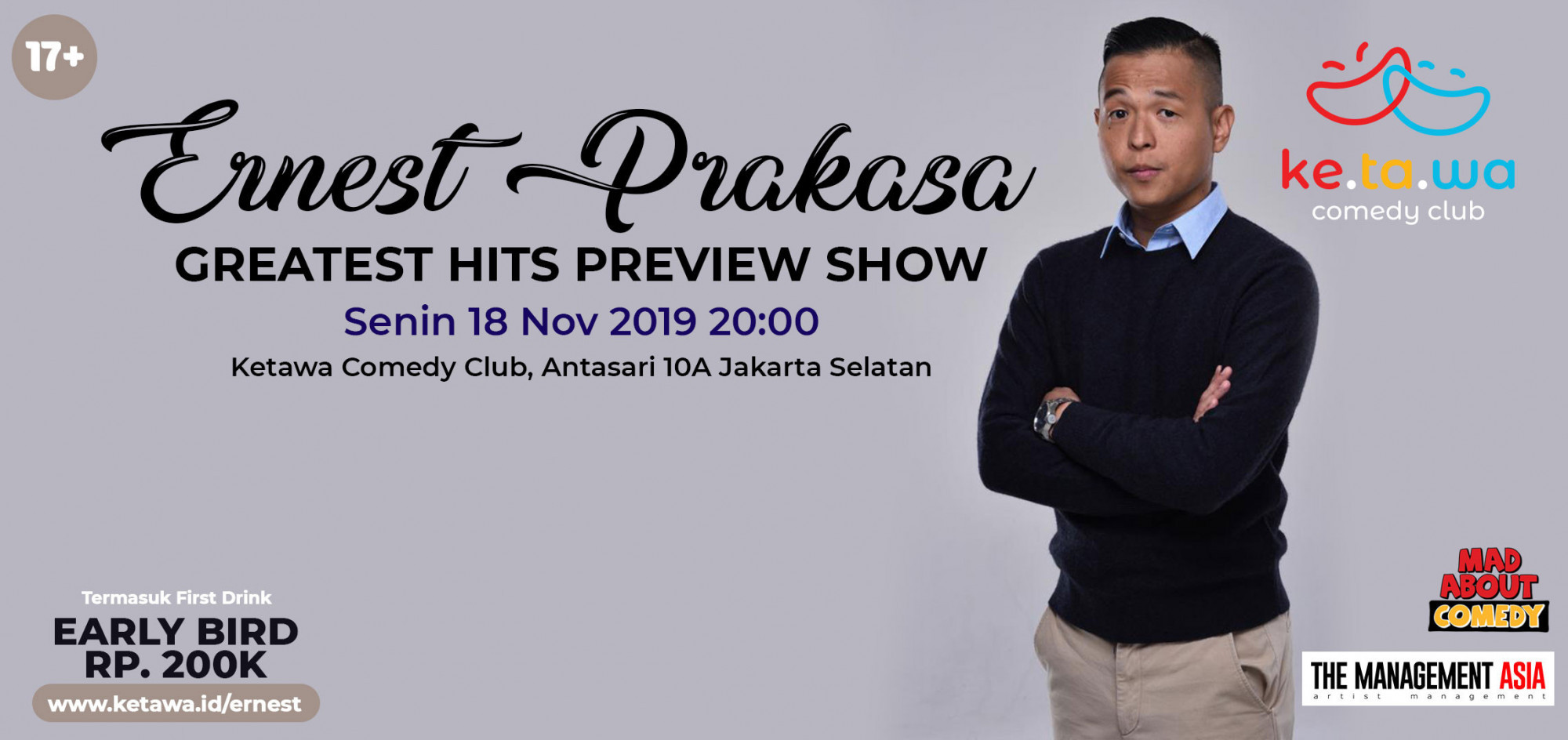 Ernest Prakasa: Greatest Hits Preview Show