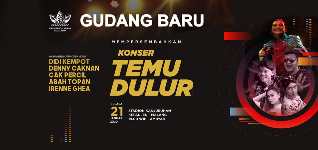 Jual Tiket Konser Temu Dulur Didi Kempot Gudang Baru 