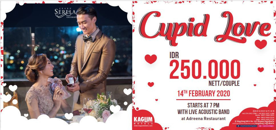 Kuliner jogja : romantisme di tepi danau the westlake resort Jual Tiket Valentine dinner di yogyakarta, Hotel Grand Serela Jogja