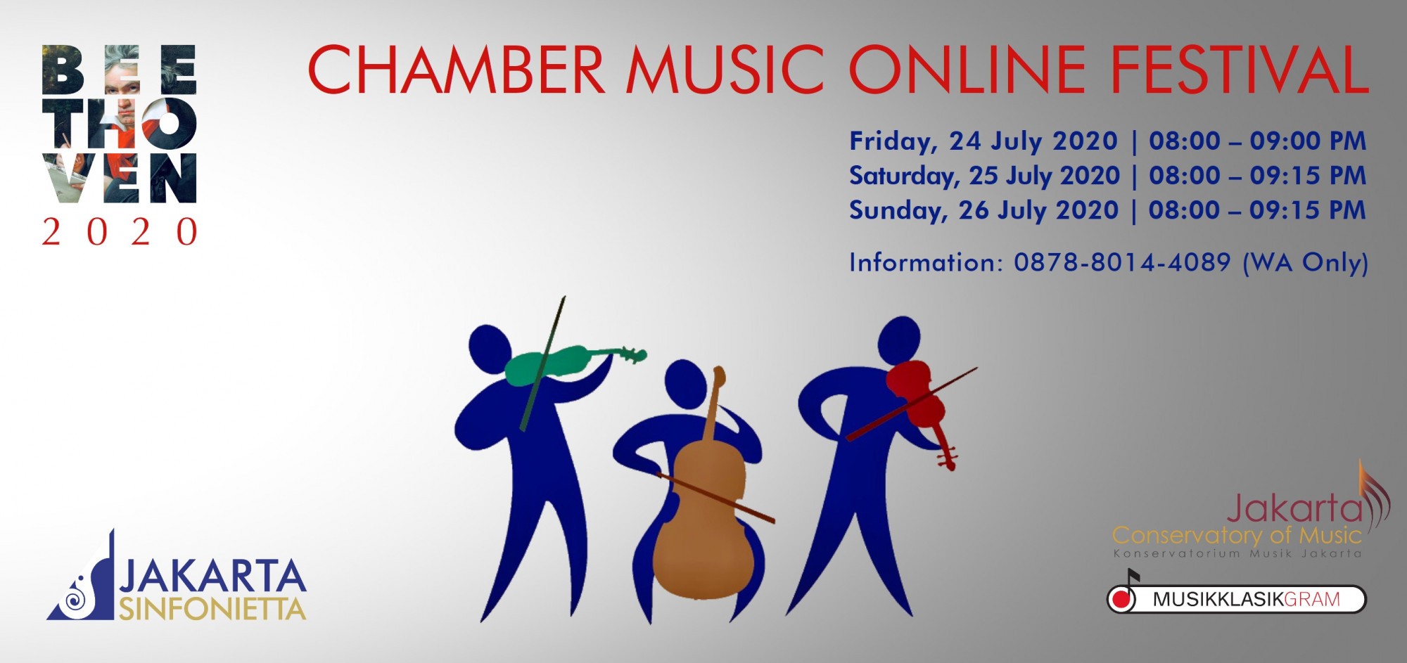 Chamber Music Online Festival - Single-Day Ticket 24 July 2020