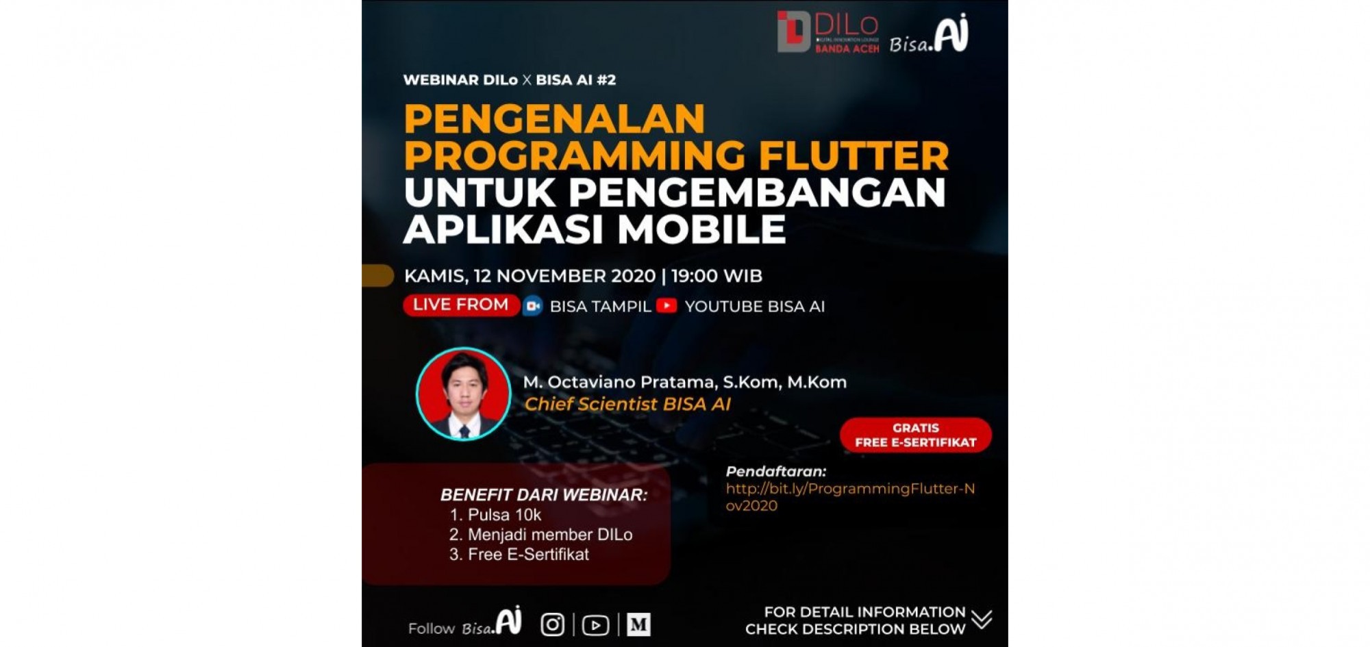 Jual Tiket Pengenalan Programming Flutter Untuk Pengembangan Aplikasi Mobile Loket Com