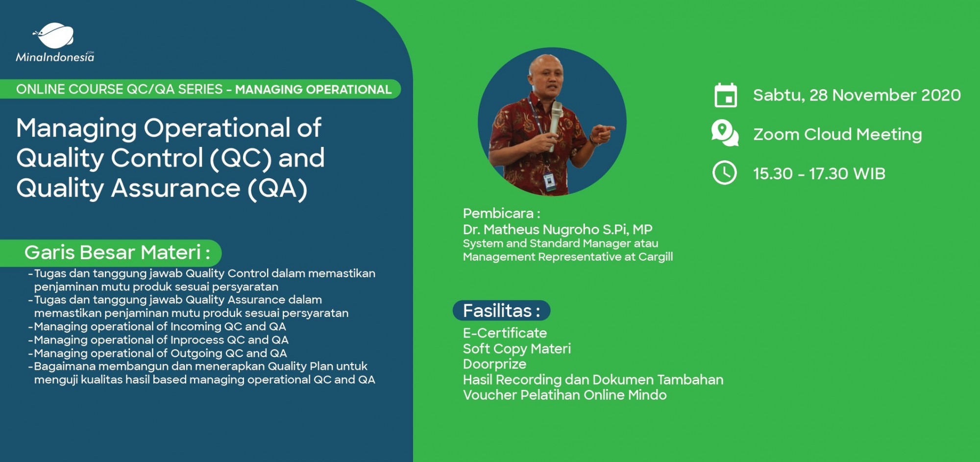 Jual Tiket Managing Operational Of Quality Control Qc And Quality Assurance Qa Loket Com