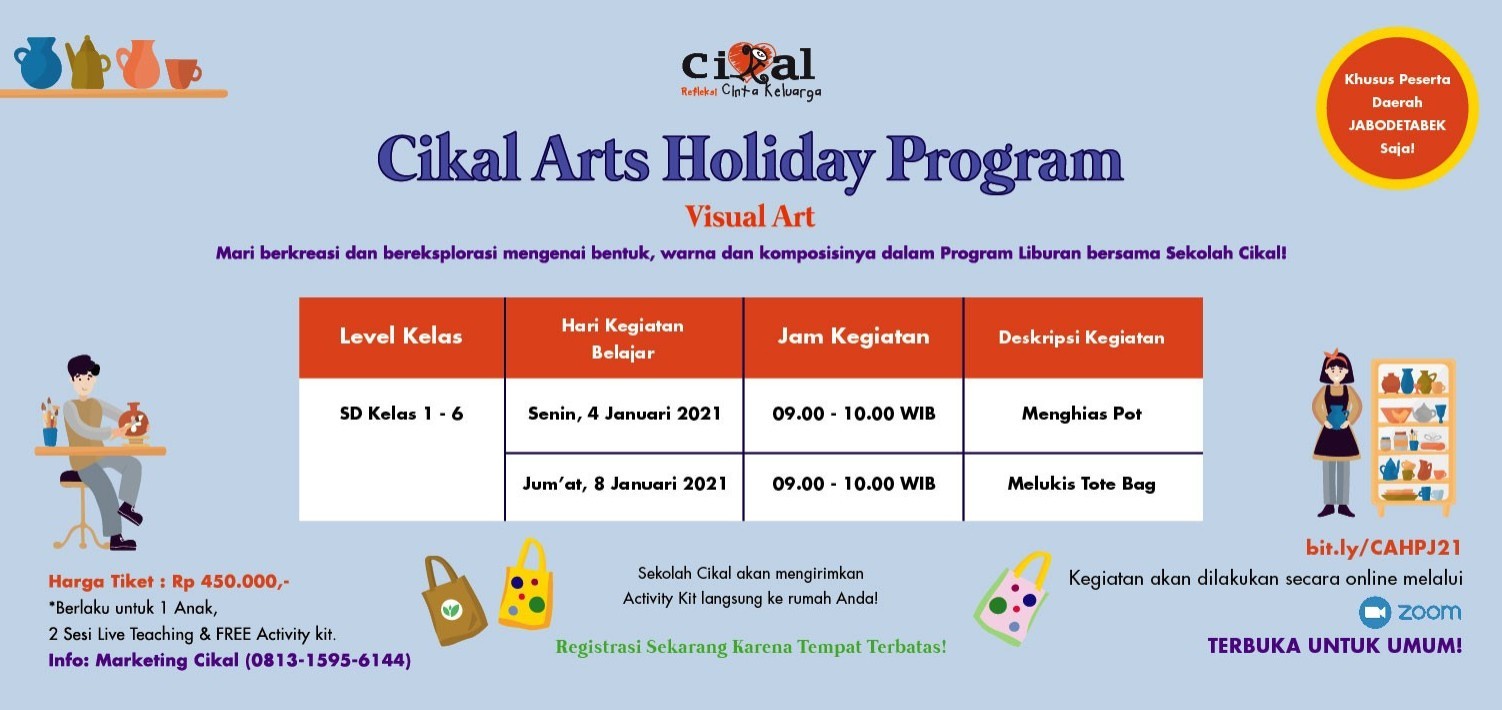 Beli Tiket Cikal Arts Holiday Program Visual Art