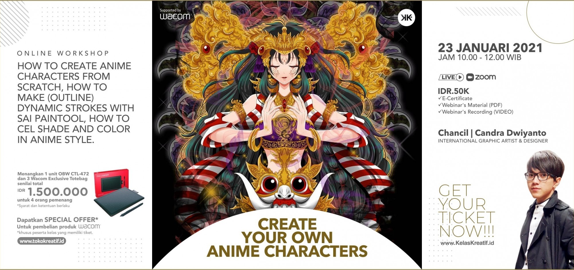 Beli Tiket Create Your Own Anime Characters