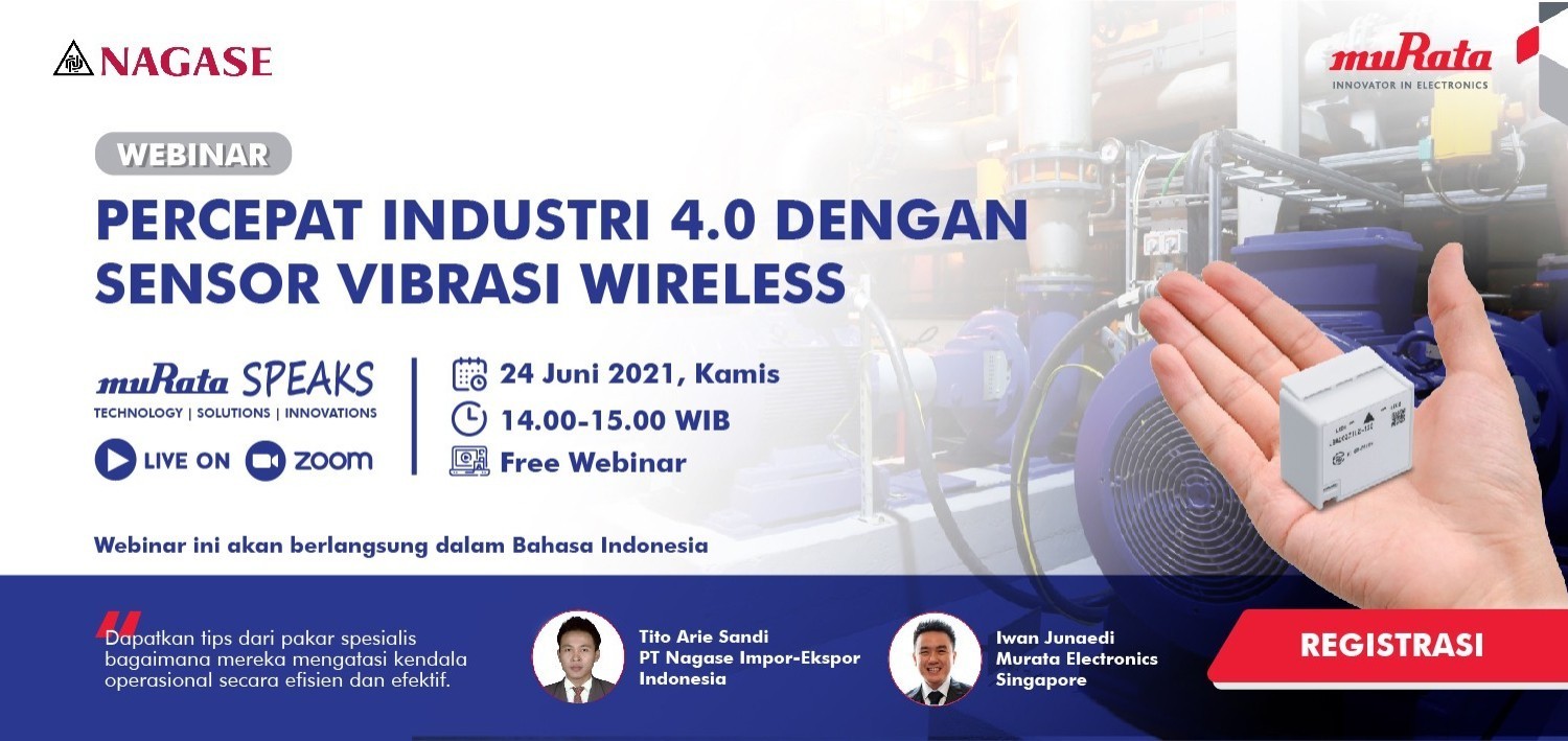 Percepat Industri 4.0 dengan Sensor Vibrasi Wireless