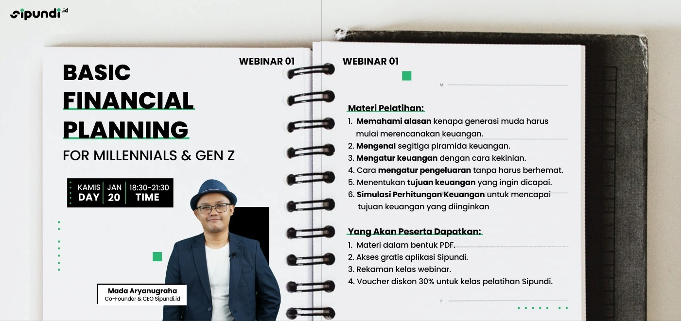 Beli Tiket Basic Financial Planning for Millennials & Gen Z