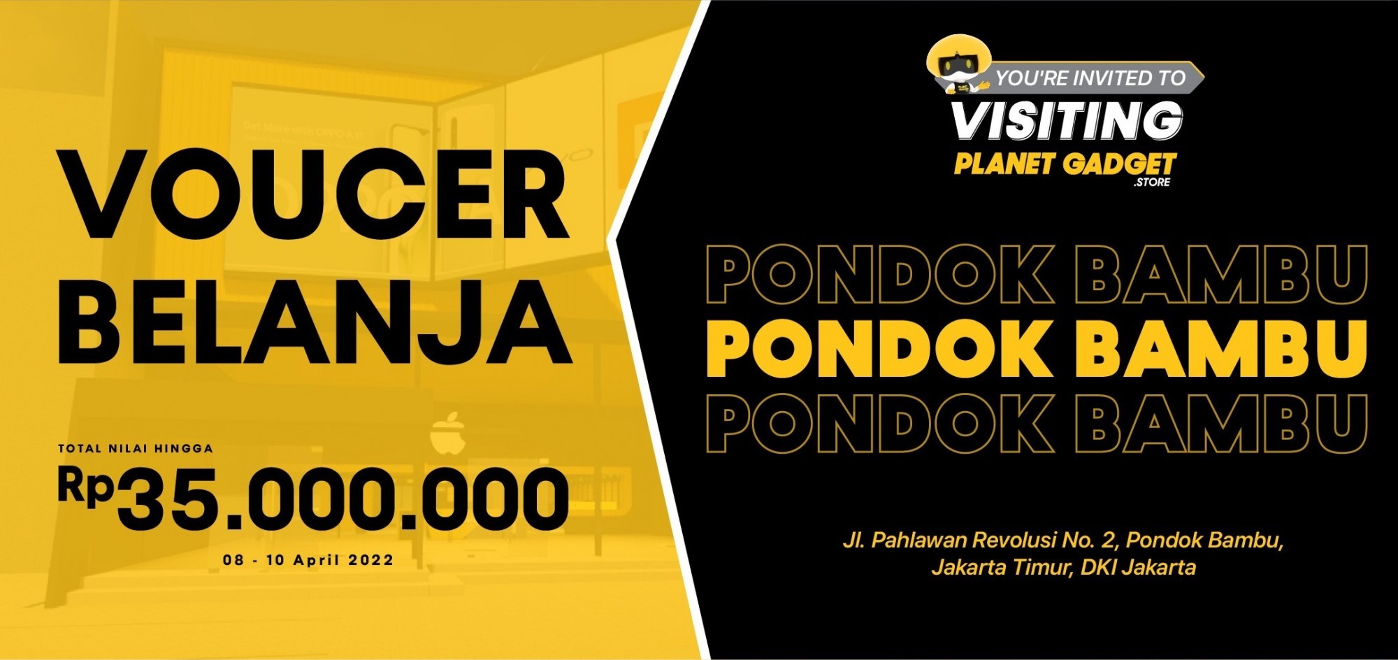 Opening Gadget Store Pondok Bambu