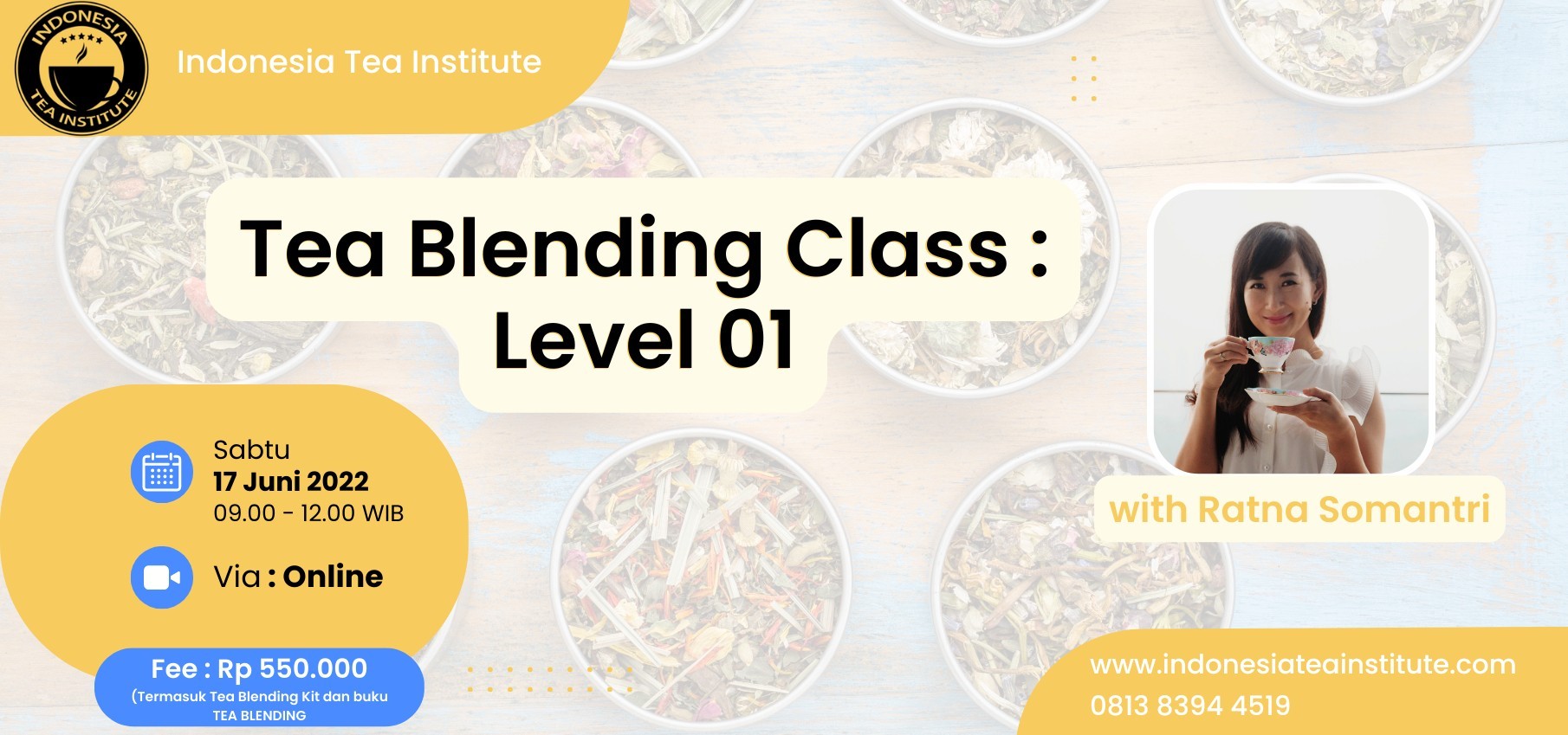 Beli Tiket Tea Blending Class Level 01