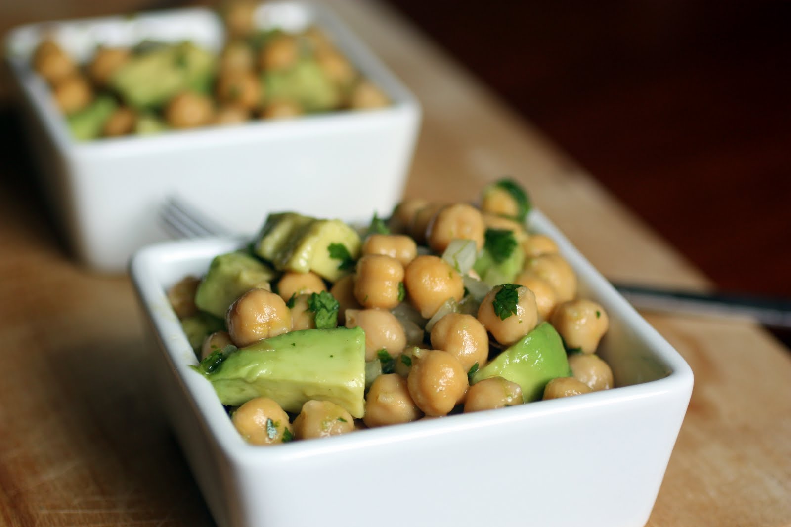 Avocado and chickpea