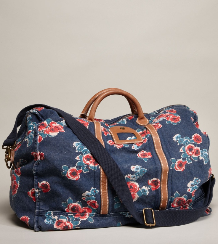 Floral duffel