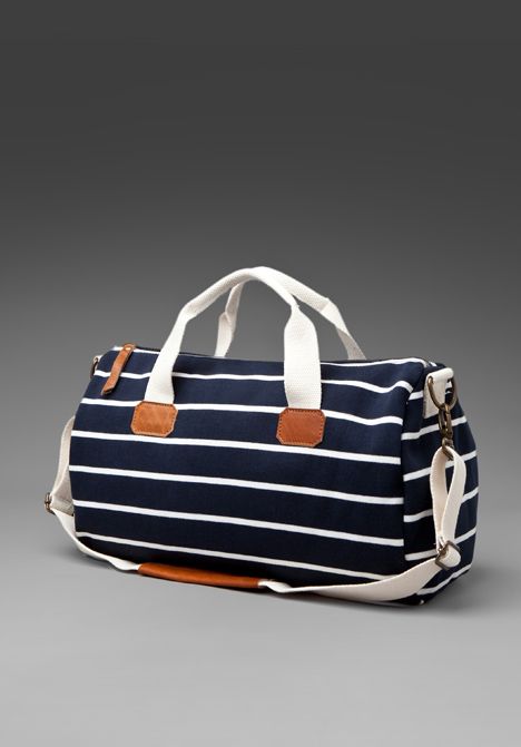 Striped Duffel