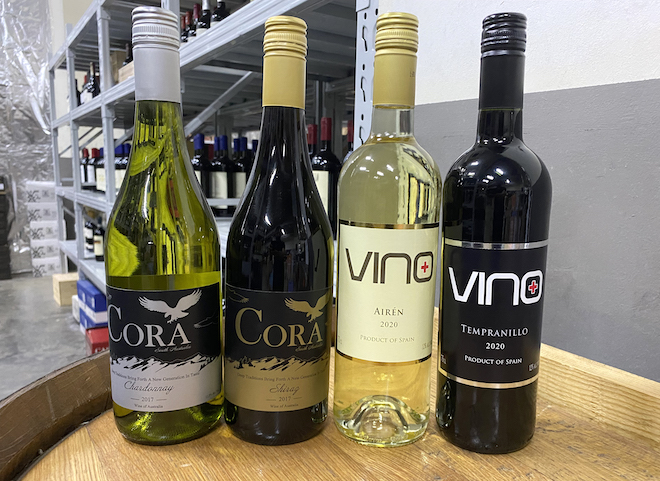 CornerStone Cora and Vino wines