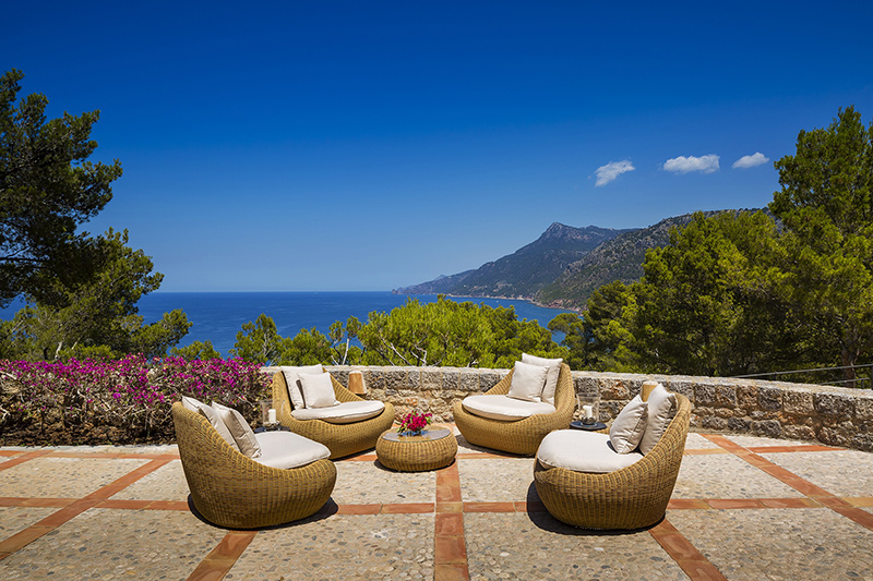 Teras Sa Punta de S'Aguila Villa di Mallorca, Spanyol
