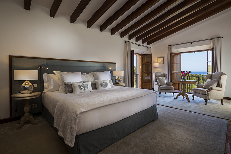 Kamar tidur Sa Terra Rotja Villa, Mallorca, Spanyol
