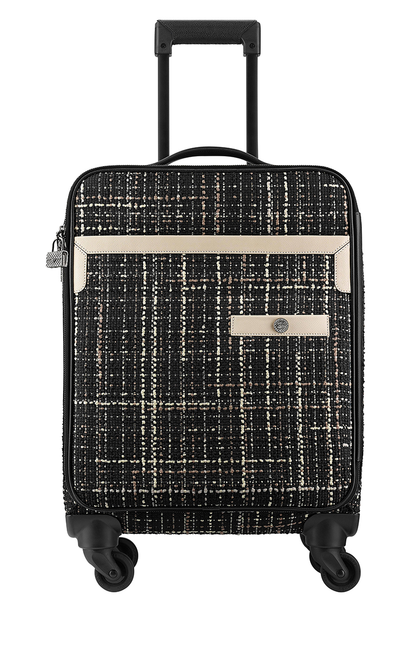 Chanel-Tweed-Leather-trolley-bag