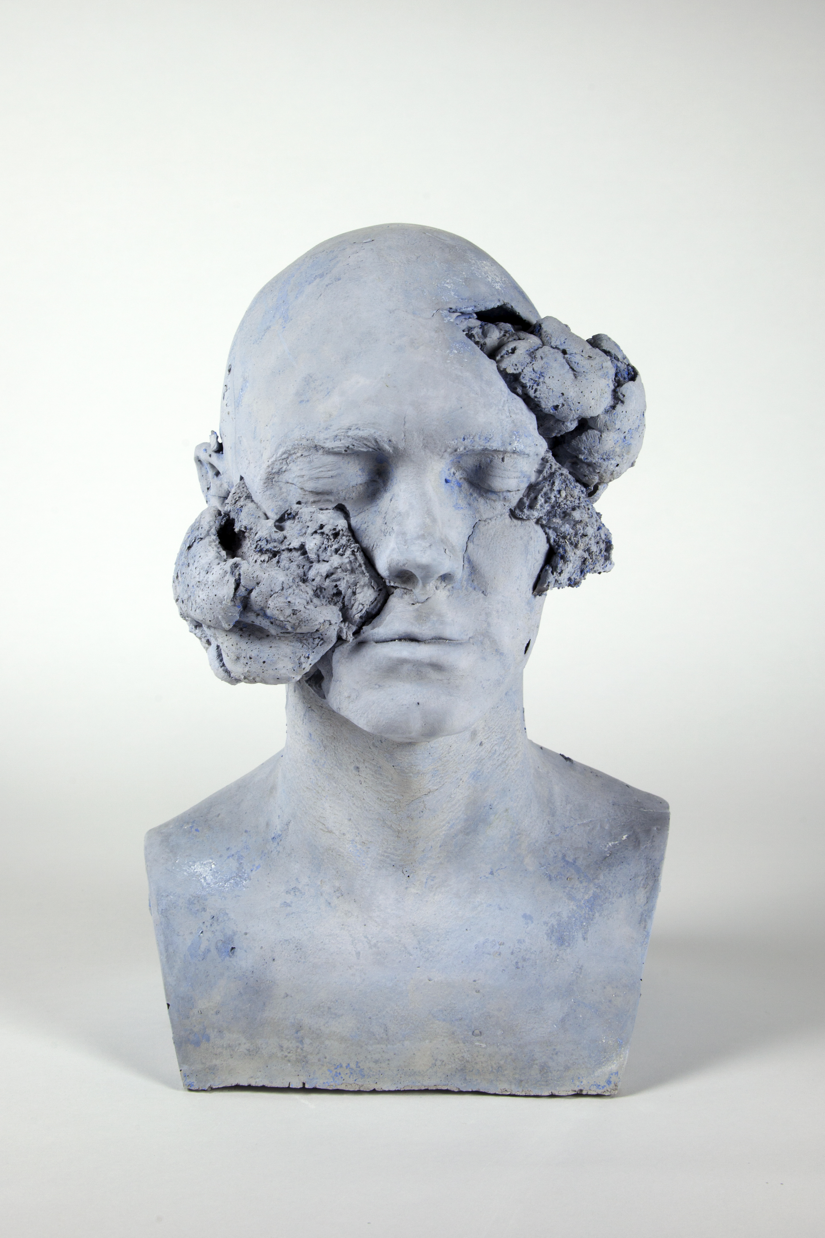 Tim Silver 'Untitled (Oneirophrenia) #2' 2015 pure white concrete, marble dust and pigment 38.5 x 24 x 26 cm