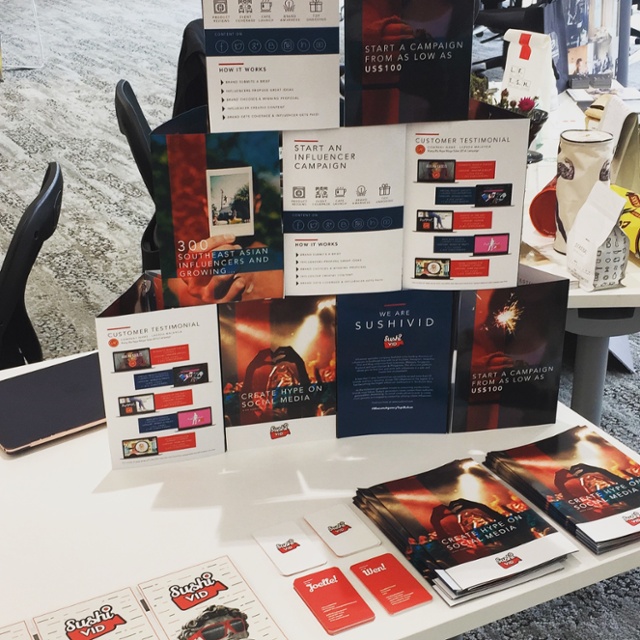 SushiVid exhibiting at DBS Hotspot