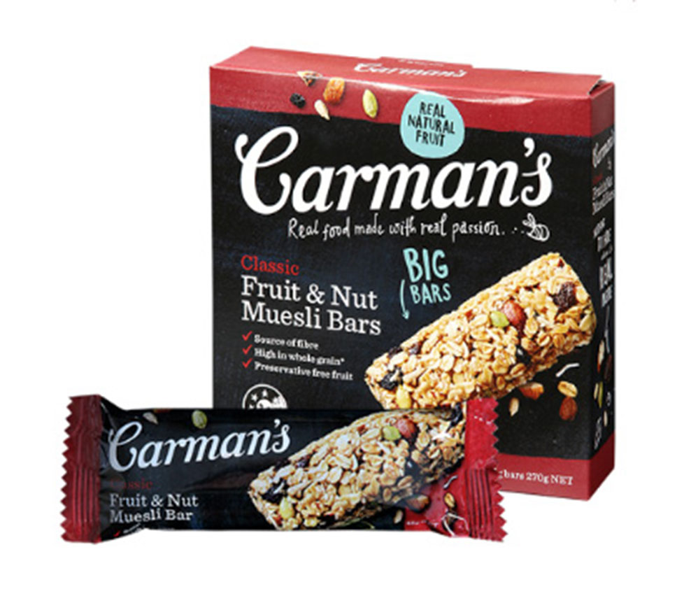 Carman's Classic Fruit & Nuts Muesli Bars Signature Market