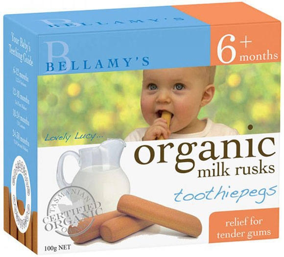 organic teething rusks