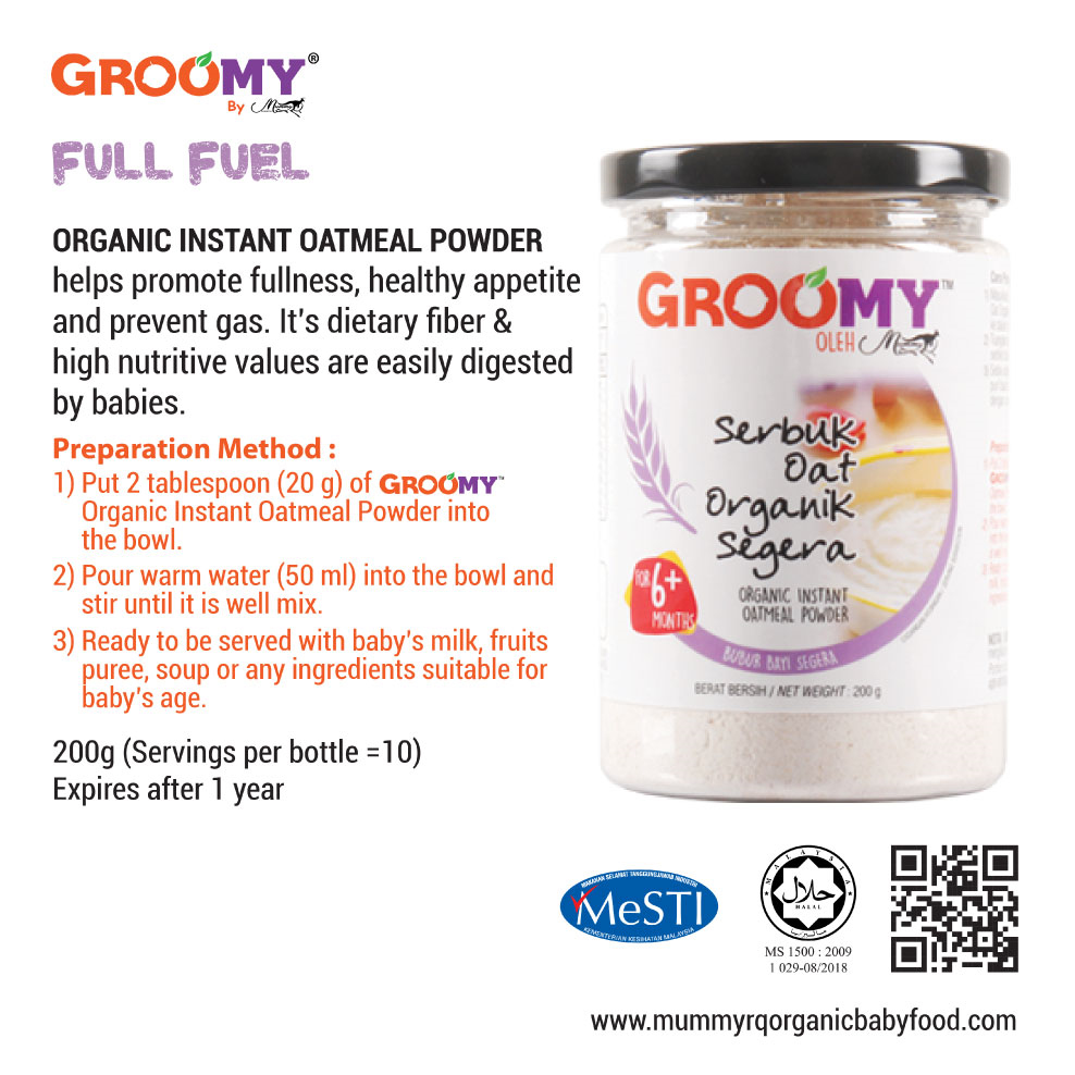 groomy baby food