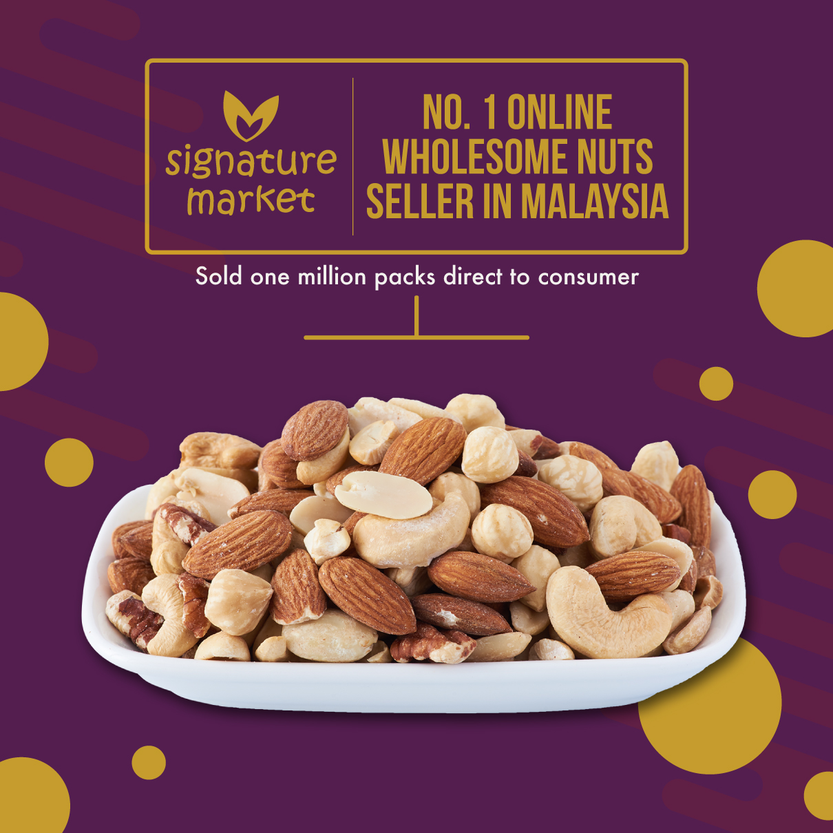 Healthy Snacks Malaysia [Limited Time Buy 1 Free 1] Classic Nut Mix