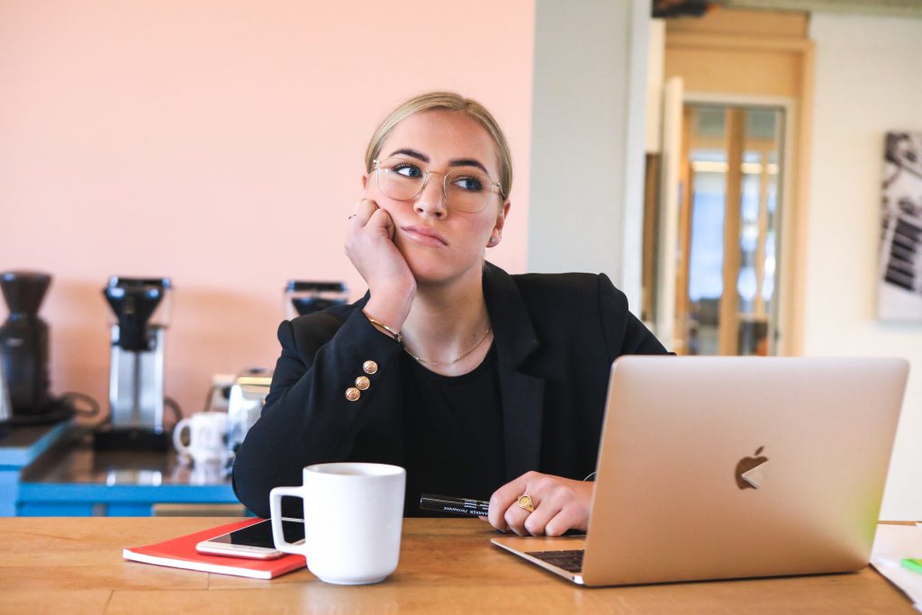 creating an engaged organization - bored worker image