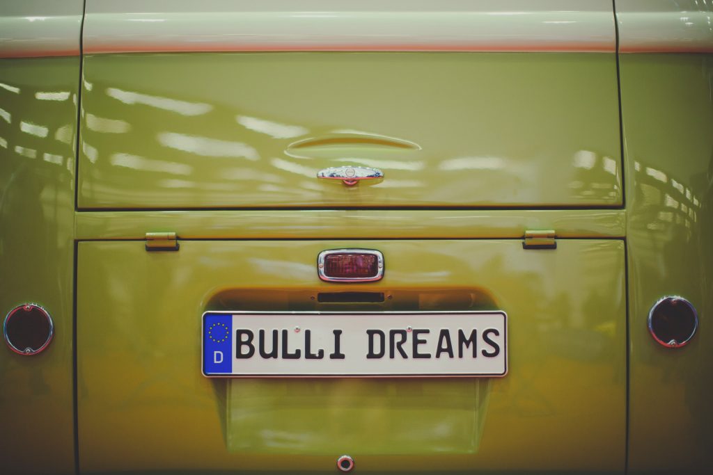 Personalized number plate - what is personalization