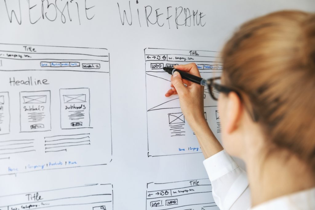 UX design on a website - UX writing tips