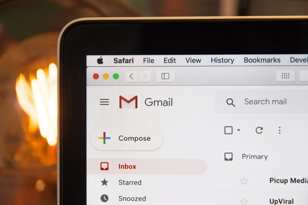 A Gmail inbox image