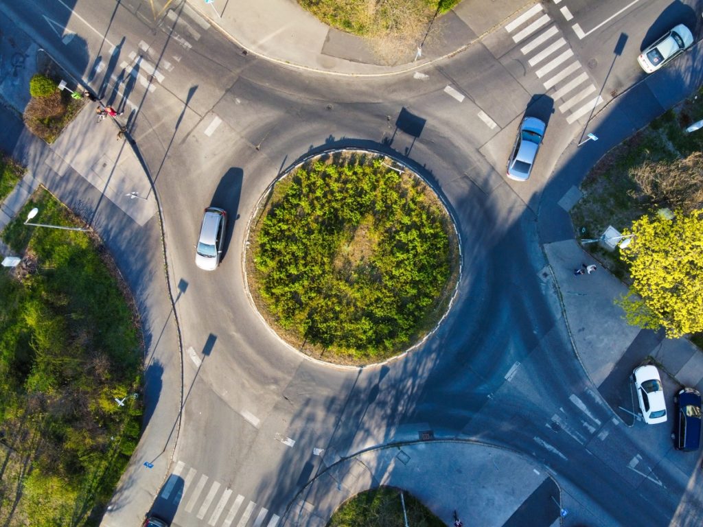 The messy middle as illustrated by a roundabout...