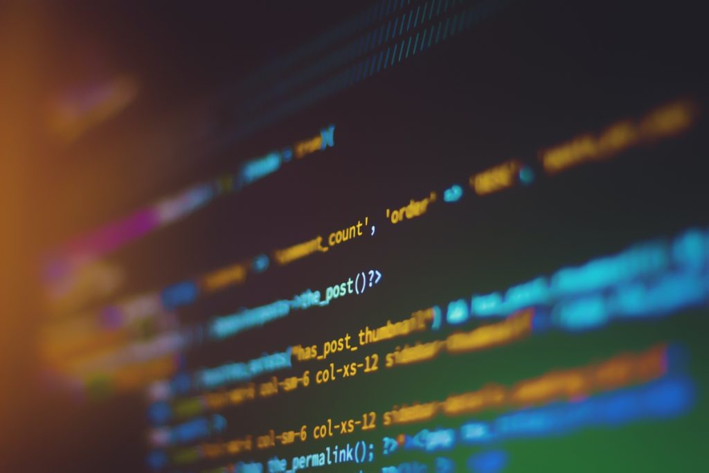 Paid search trends 2022 - code snippet image to visually illustrate data.