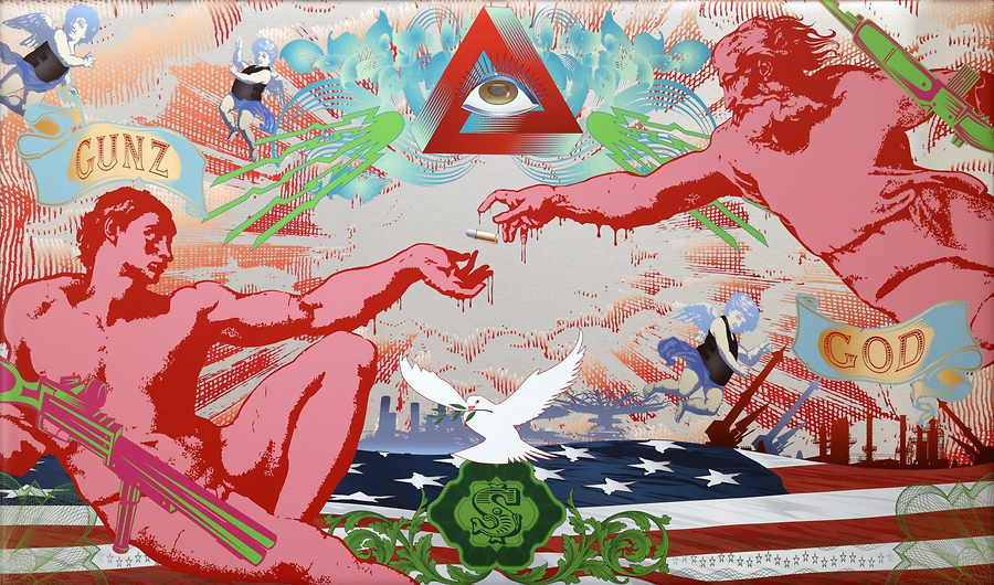 Art With Meaning | Satire | Gunz & God