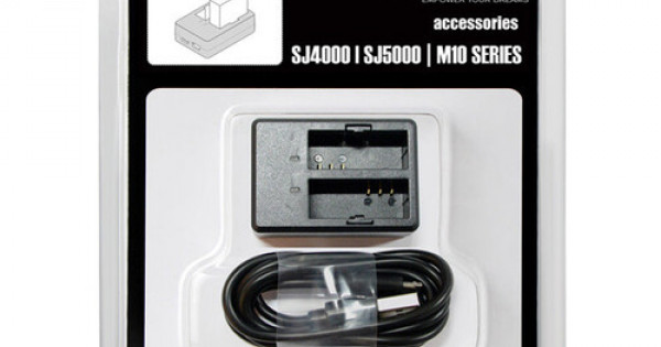 Chargeur USB Double Pour Caméras Qumox SJ4000+, SJ4000, SJ5000 – Modèle Mtb LS-503