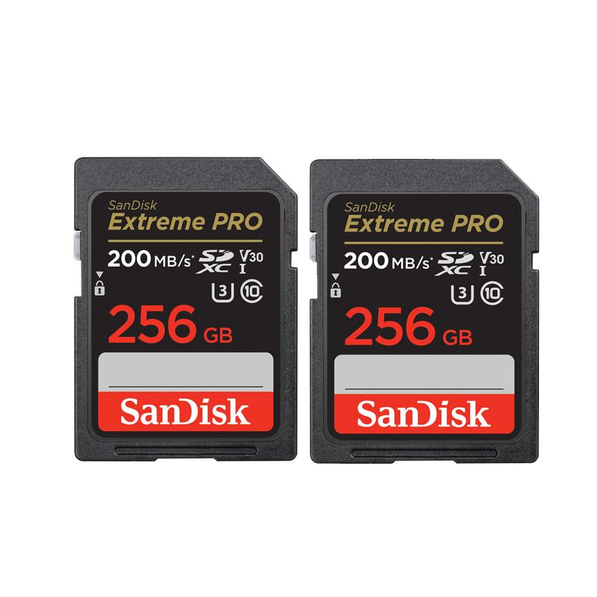 SanDisk 256GB Extreme PRO UHS-I SDXC 200 MB/s Memory Card