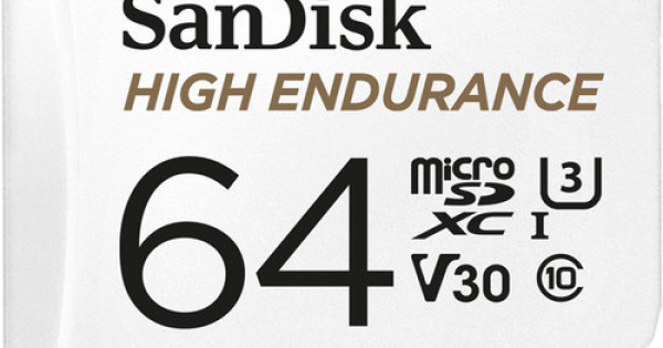 SanDisk 64GB High Endurance UHS-I microSDXC Memory Card CameraLK