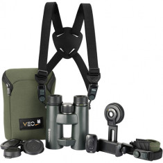 Vanguard 10x42 VEO HD2 Binoculars Bundle with Harness, Digi scoping Adapter & Tripod Adapter