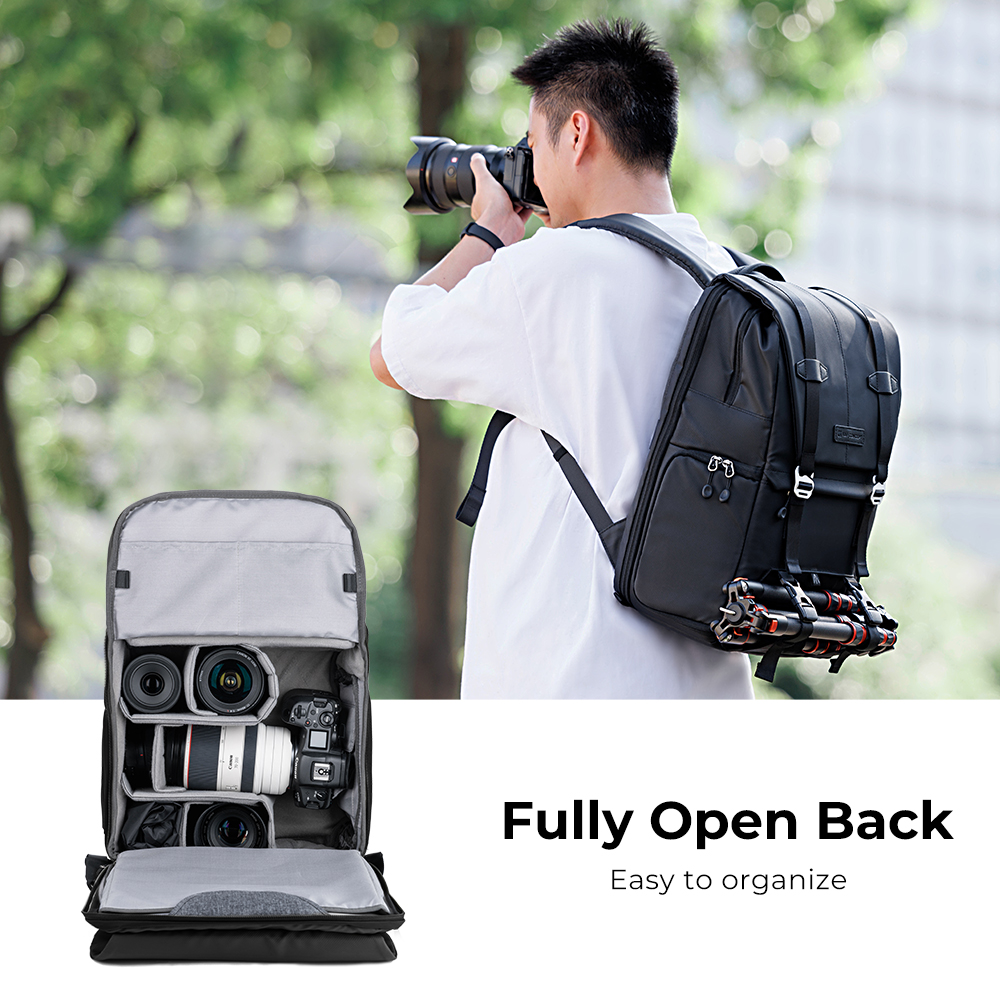 K F Concept Beta Photography Backpack Black 20L KF13 087AV6 CameraLK