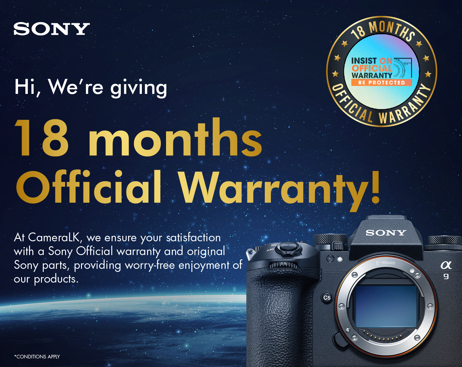 Sony Official Warranty