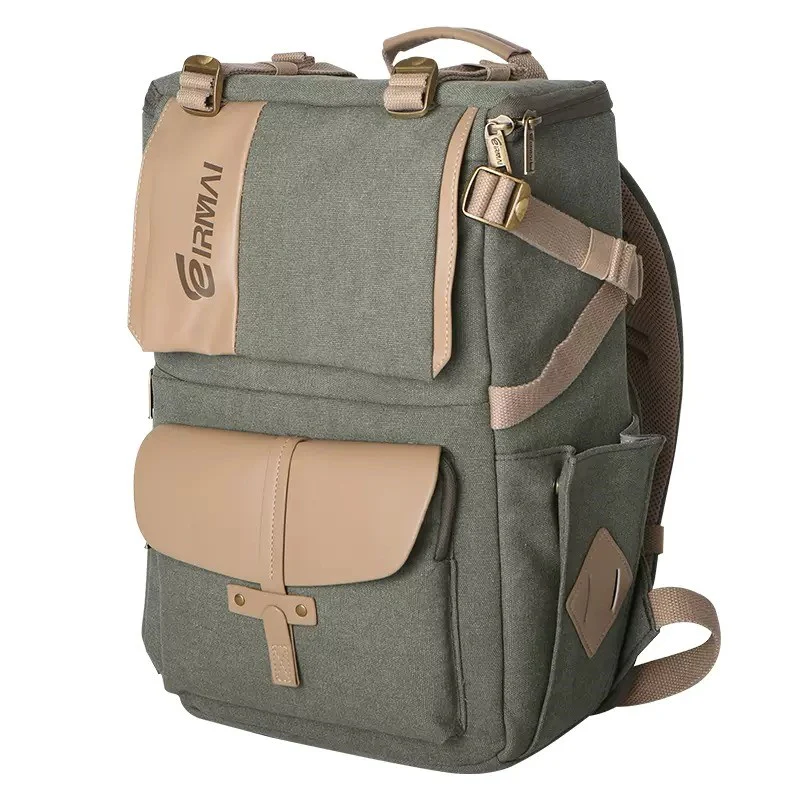 Eirmai SD06-GR Shockproof Waterproof Shoulder Travel Bag Backpack