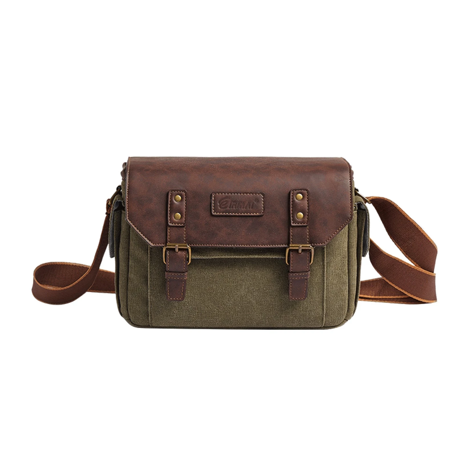 Eirmai L21 PU Leather Digital Camera Messenger Bag