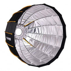 Nicefoto (120cm) quick set-up deep parabolic softbox with grid for led light