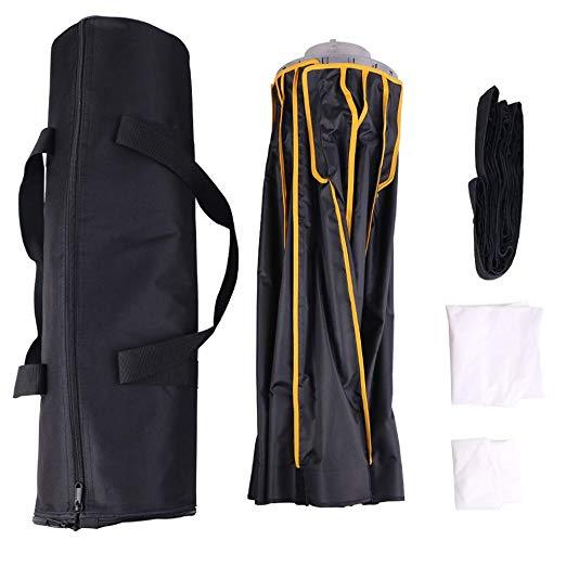 Nicefoto (120cm) quick set-up deep parabolic softbox with grid for led light